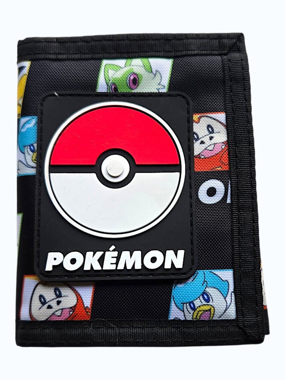 Pokémon Trifold Pikachu Sprigatito Quaxly Fuecoco Poké Ball Style Kid's Wallet